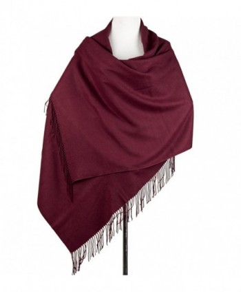 Cashmere Poncho Blanket Scarfs Fringe in Wraps & Pashminas