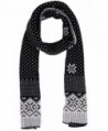 Womens Winter Chunky Crochet Snowflake in Fashion Scarves