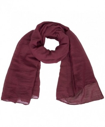 Womens Scarf Evening MissShorthair Burgundy in Fashion Scarves