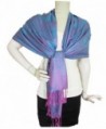 Elephant Print Scarf 100% Cashmere Shawls and Wraps for Women Soft Wool Large - Punch - CH186QY3AM3