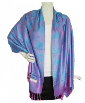 Elephant Print Cashmere Shawls Punch in Fashion Scarves