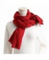 Cashmere Feel Cotton Blend Scarf / Shawl / Wrap Super Soft Large Scarves And Shawls - Red - CM1853GGHDZ