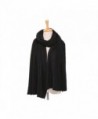 Women's Warm Long Soft Blanket Scarf Solid Pure Color Warm Shawl Scarf - 1 - C8188O4HTAE