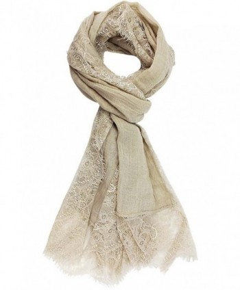 Taupe Gauzy Lightweight Spring Scarf