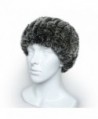 lethmik Head Wraps Womens Head Infinity Scarf Real Rex Rabbit Knit Headband Warm Neck - Black Snow - CD120R635OL