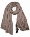 Sale $32.99 Fluxus Nomad Scarf Taupe Oprah's Must have List Unisex Wrap Shawl Cotton - CC12NQZLZLC