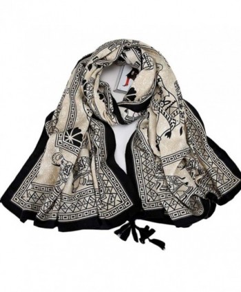 Women's Boho Bohemian Soft Gorgeous Oversized Fringed Scarf Wraps Shawl Lady Gift - Pic8 - CM189ICW24C