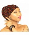 Premium & Fancy Large Head Wrap- Head Scarves- Head Bands for Women in Cotton - Multi-orange-yellow - CO186HNQ96R