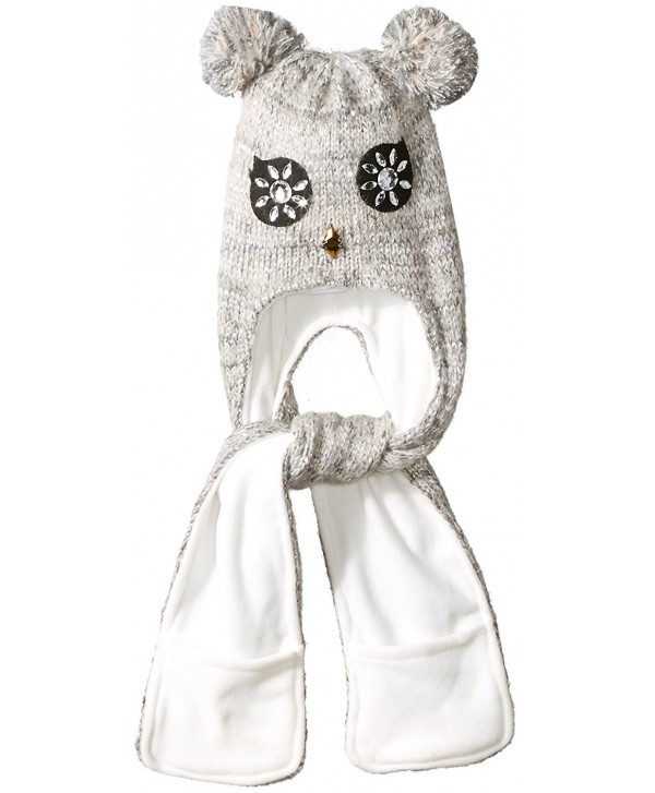 The Children's Place Girls' Owl Hat AND Scarf Cold Weather Set - Ice Cave 90175 - CN182H9557Z