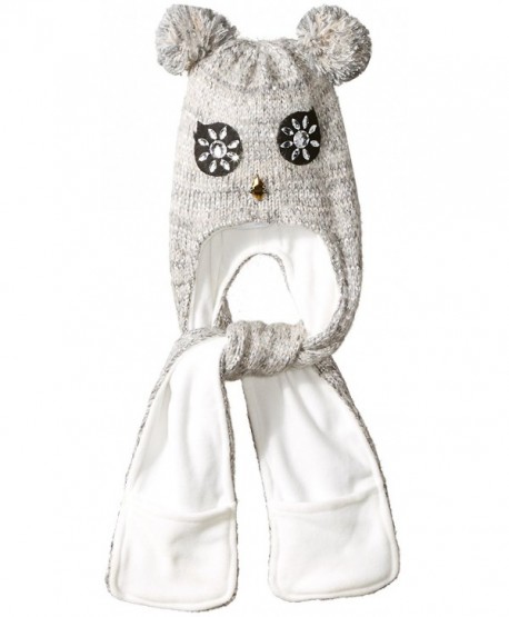 The Children's Place Girls' Owl Hat AND Scarf Cold Weather Set - Ice Cave 90175 - CN182H9557Z