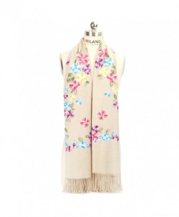 LOUISE FIONA Women Scarves Embroidery in Wraps & Pashminas