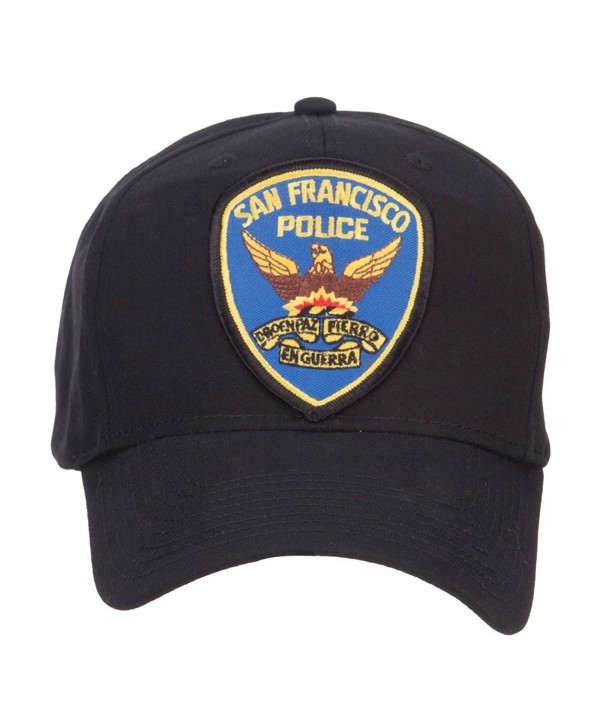 San Francisco Police Seal Patched Cotton Twill Cap - Black - CO126E5TT5N