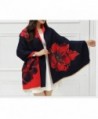 Cashmere shawl Women Navy blue