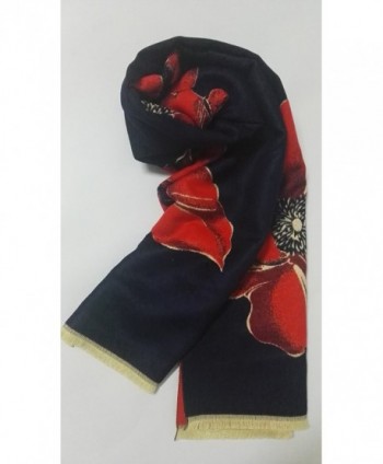 Cashmere shawl Women Navy blue in Wraps & Pashminas