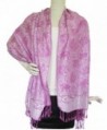 Elephant Print Cashmere Shawls Fuschia in Wraps & Pashminas