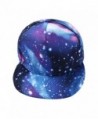 Misscat Hip-Hop Galaxy Printed Snapback Hat Flat Bill Adjustable Baseball Cap - CH12NZBDFHQ