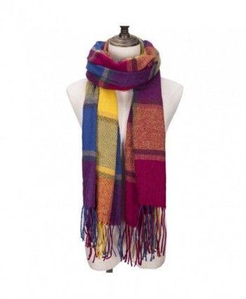 CHASOEA Blanket Lattice Scarves Multicolour