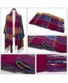 CHASOEA Blanket Lattice Scarves Multicolour in Cold Weather Scarves & Wraps