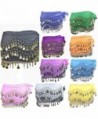 REINDEAR 12 Pcs Belly Dance Skirt Scarf Hip Wrap Belt Wholesale Low Price Voile Coins US Seller - CF11YCC0JCX