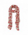 Cherry Blossom Sakura Floral Fashion Scarf Wrap - Different Colors Available - Taupe - CC11OBT013T