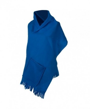 Fleece Scarf Pockets Royal OSFM