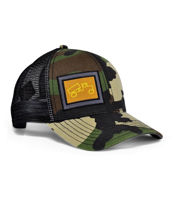 bigtruck Classic Mesh Snapback Baseball Hat- Camo/Grey - CT12991LT8T