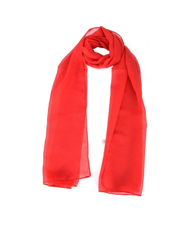 Women Ladies Shawl Plain Soft Long Chiffon Scarf Neck Head Scarves ...