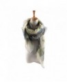 ctshow plaid Print Voile Print Scarf Fashionable Women Scarves The shawl - Blue and Green - CD182KM08R8