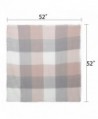 Square Oversized Tartan Blanket Winter in Fashion Scarves