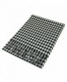 Classic Premium Unisex Houndstooth Winter Fringe Scarf - Different Colors Available - Black/White - CD115KISEXT