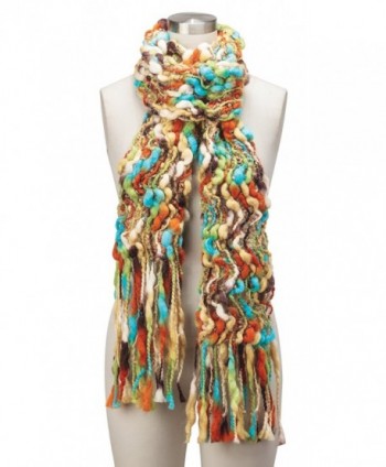 Womens Colorful Open Weave Scarf in Fashion Scarves