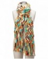 Womens Colorful Open Weave Scarf in Fashion Scarves
