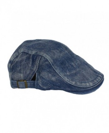 Denim Newsboy Gatsby Cabbie Driver in Men's Newsboy Caps