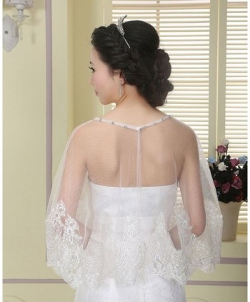 Sarahbridal Ivory Stole BoleroJacket 17016IV