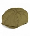 VOBOOM Men's Cotton 8 Panel Gatsby newsboy Cap IVY Hat BDMZ134 - Army Green - CV18496L7N9