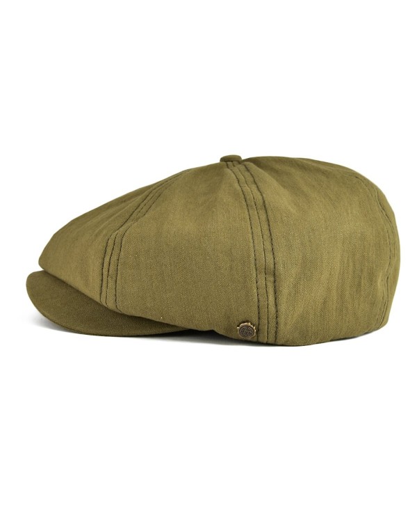 Men's Cotton 8 Panel Gatsby newsboy Cap IVY Hat BDMZ134 - Army Green ...