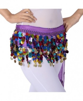 ZLTdream Belly Dance Chiffon Purple