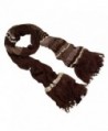 Premium Multi Striped Scarf Brown