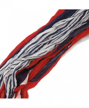 Bucasi Nautical White Stripe Scarf