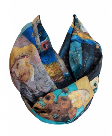 Etwoa's Van Gogh Paintings Infinity Scarf Circle Loop Tube Scarf - CU187EO5DKI