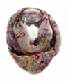 Meelyn Fashion Printing Lightweight Infinity in Fashion Scarves