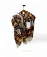 Womens Tartan Scarf Checked Pashmina