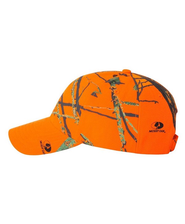 Kati Hunter's Structured Camo Cap- Mossy Oak Break-Up Blaze Orange- Adjustable - CN118N77LW9