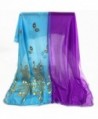 Iusun Multi color Peacock Printed Scarves in Wraps & Pashminas