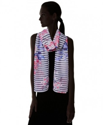 Joules Womens Wensley Longline Printed in Fashion Scarves