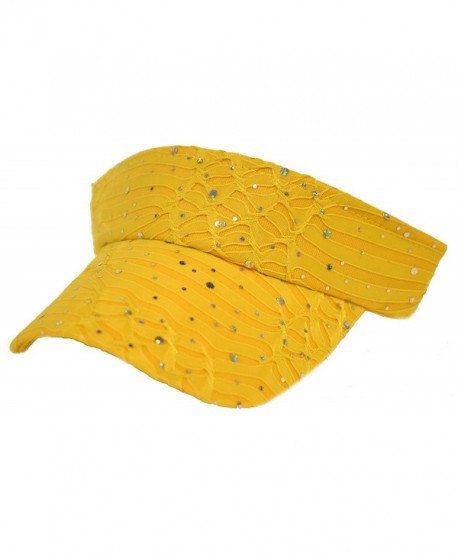 Glitter Visor / Yellow - CW113RB4CZP