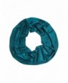 Bohomonde Rajeshri Rare Pashmina Silk Infinity Scarf - Dark Teal - CE12MX6NME2