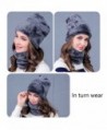 2 Pieces Winter Circle Fleece Lining in Fashion Scarves