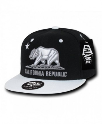 WHANG California Snapbacks - Black/White - CK11D8D7OZR