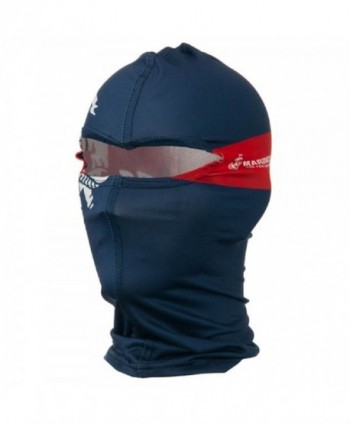 Dark Blue Marine Corps Dual Crest Nylon Motorcycle Balaclava Face Mask - CD11L30PFOT